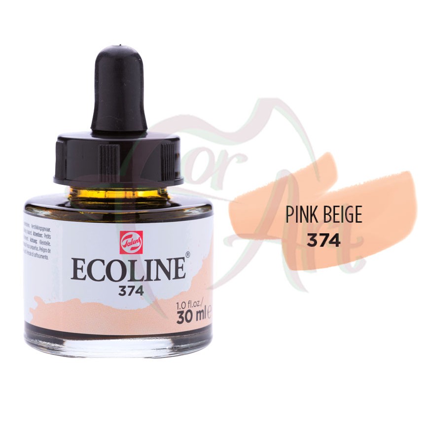 Жидкая акварель ECOLINE №374 Бежево-розовый/30мл