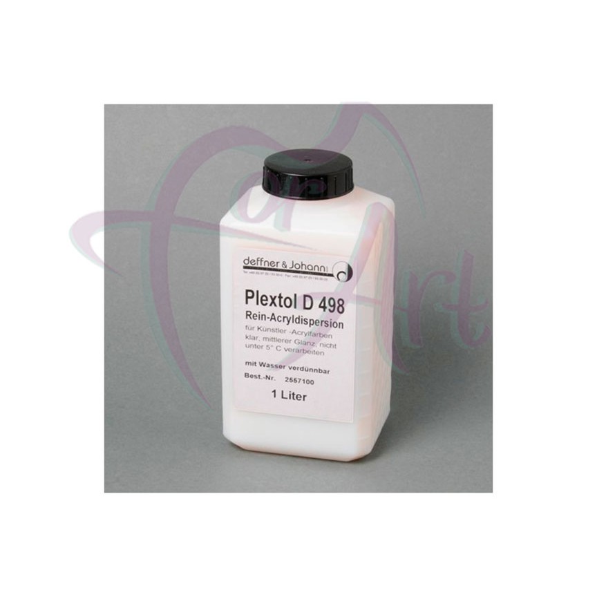 Водная дисперсия акрилового сополимера Plextol D 498 (Lascaux), 1л