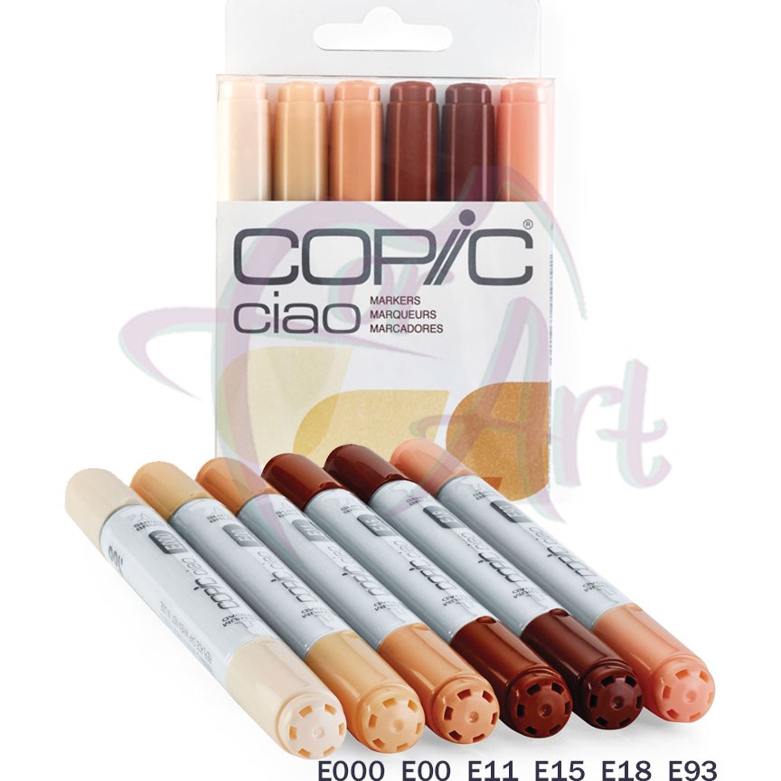 Набор маркеров Copic Ciao Skin Tones/6шт.