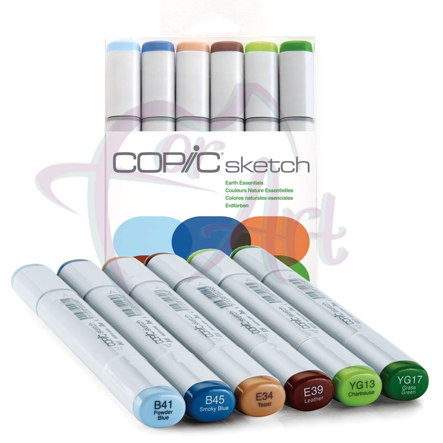 Набор маркеров Copic Sketch Earth Essentials -6шт