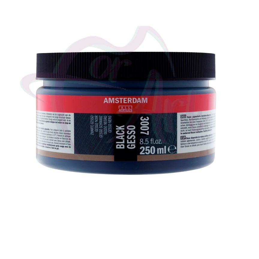 Грунт акриловый Gesso Armsterdam (3007) чёрный