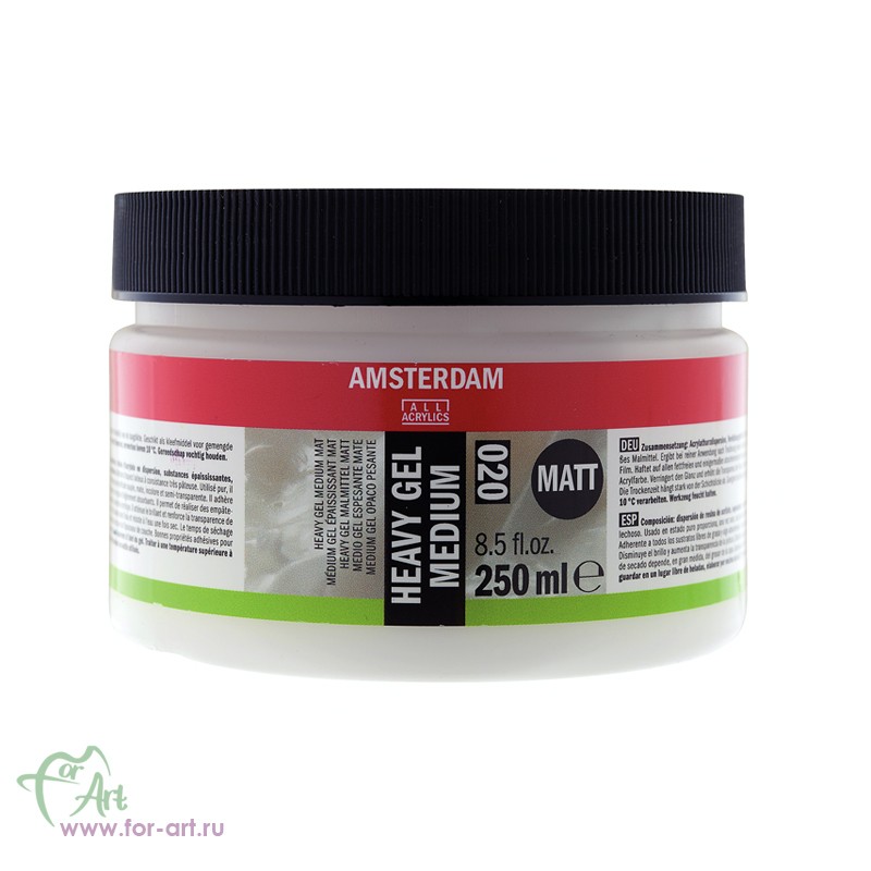 Медиум гель для акрила Amsterdam Heavy Gel Medium Matt (020)- прочный матовый