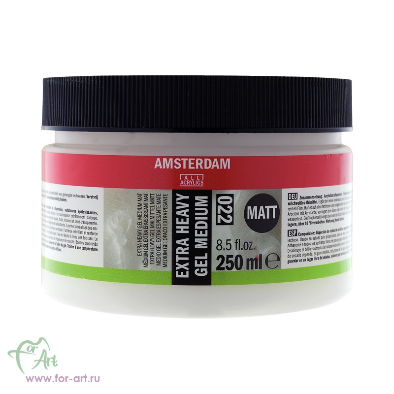 Медиум гель для акрила Amsterdam Extra Heavy Gel Medium Matt (022)- экстра прочный матовый