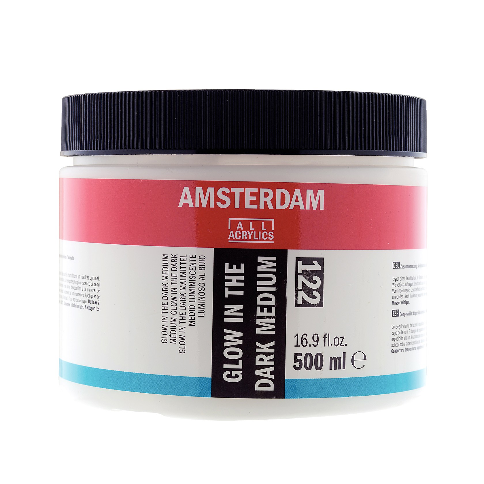 Медиум для акрила Amsterdam Glow in the dark (122) светящийся в темноте/б.500мл