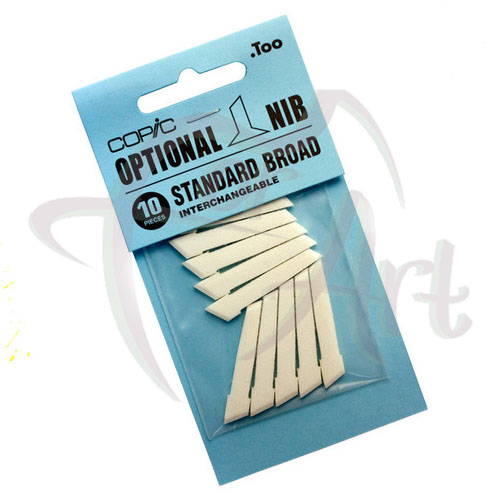 Набор сменных наконечников STANDARD BROAD для маркеров Copic Original/10шт