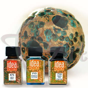 Краски имитирующие патину Idea Patina