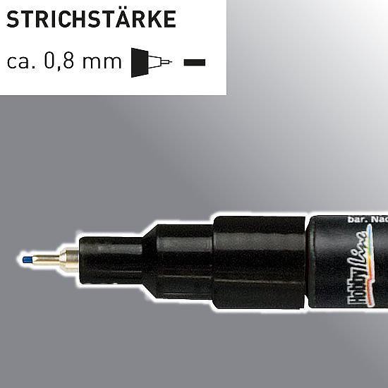Маркер лаковый с круглым наконечником C.Kreul Lackmalstift extrafine 0,8мм